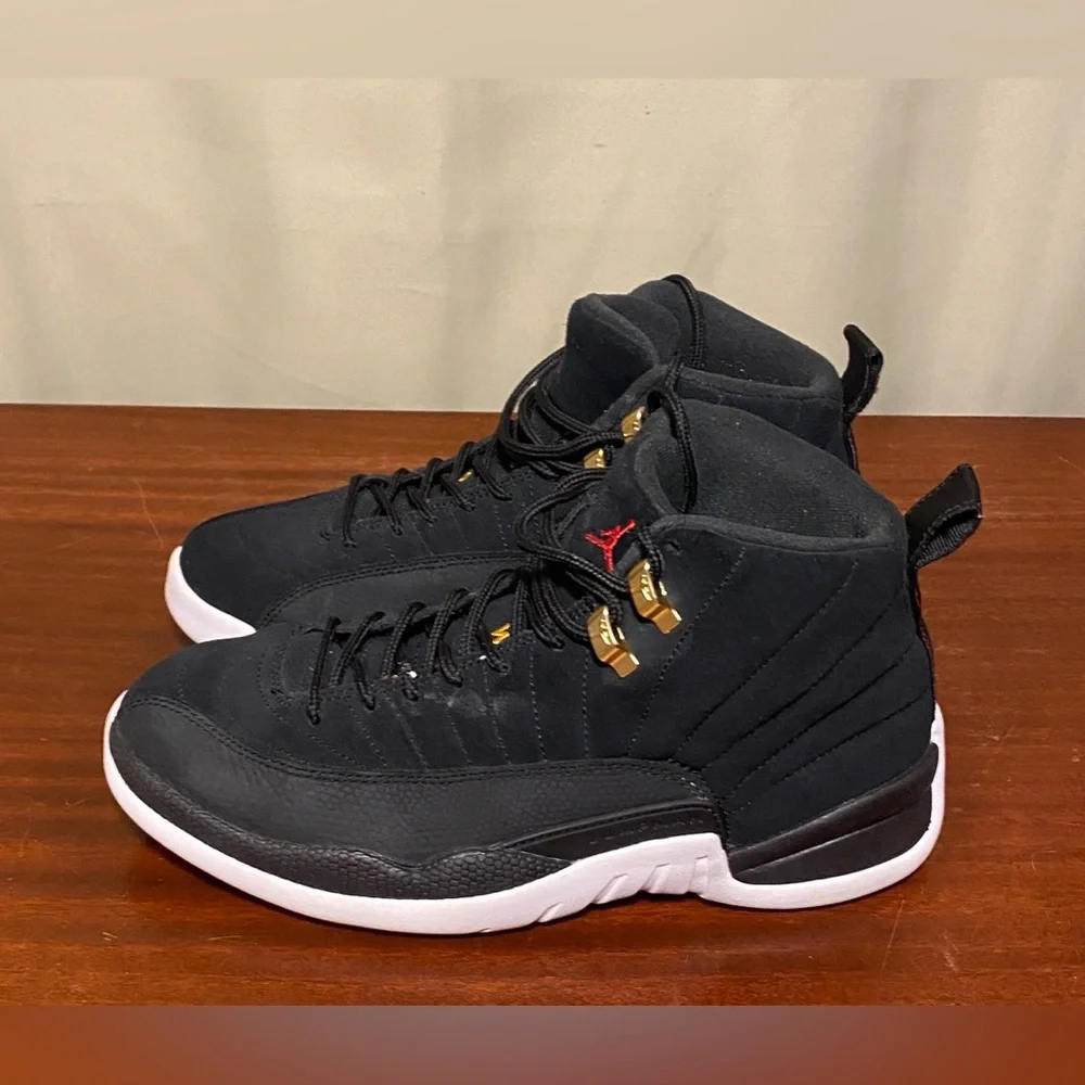 Jordan 12 Retro Reverse Taxi OG 2019 Black size 7.5
